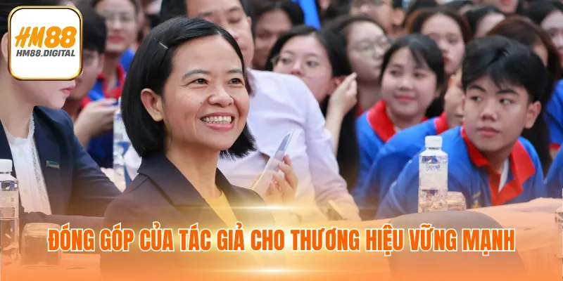 Đóng góp của tác giả cho thương hiệu vững mạnh